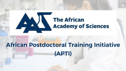 Postdoctoral Training Initiative (APTI)Fellowships for African Scientists 2022