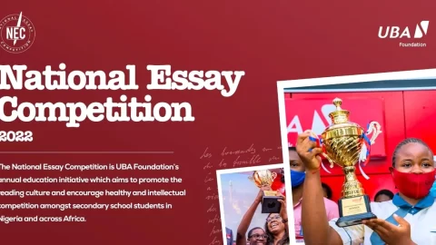 National Essay Competition 2022 For Africans(Prizes N1.5million)