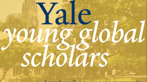 Yale Young Global Scholars for Outstanding High School Students 2023