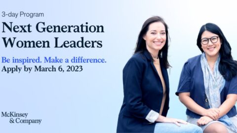 McKinsey and Company Next Generation Women Leaders EMEA 2023