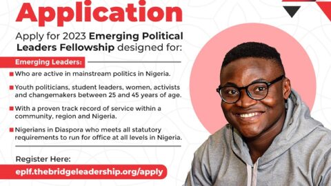 Emerging Political Leaders Fellowship For Nigerians (EPLF) 2023