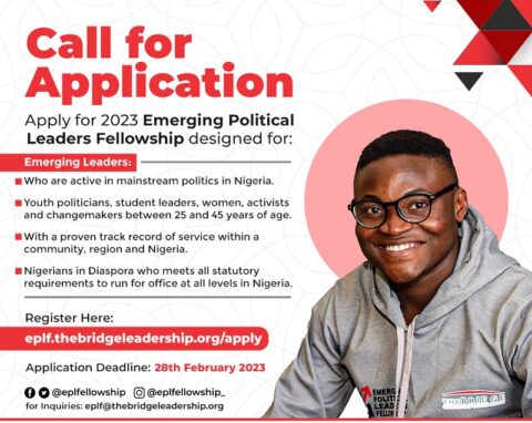 Emerging Political Leaders Fellowship For Nigerians (EPLF) 2023