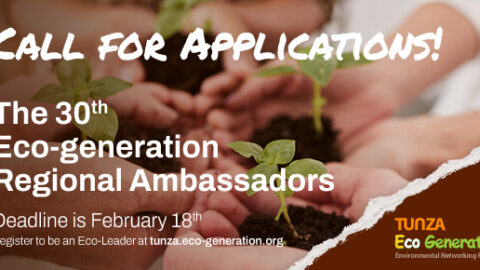 Tunza Eco-Generation- The 30th Eco-generation Regional Ambassadors 2023