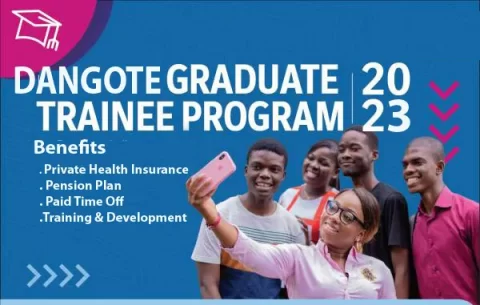 Dangote Group Graduate Trainee Programme 2023