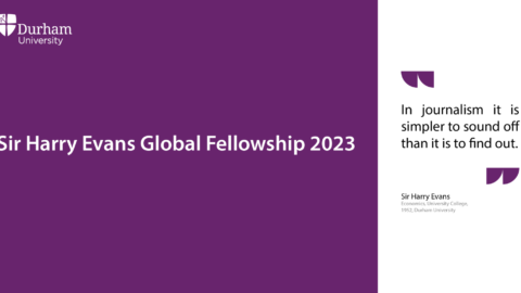 Sir Harry Evans Global Fellowship For Journalists 2023(Up to £4,444)