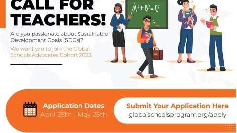 Global Schools Advocates Program for Teachers Worldwide 2023/2024