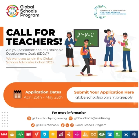 Global Schools Advocates Program for Teachers Worldwide 2023/2024
