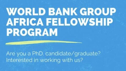 World Bank Group Africa Fellowship Program (2023)