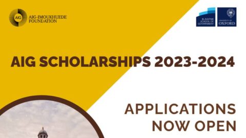 Africa Initiative for Governance (AIG)-Imoukhuede Foundation Scholarships 2024/2025 for Study in the University of Oxford, UK (Fully Funded)