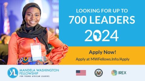 YALI 2024 Mandela Washington Fellowship (Fully Funded)