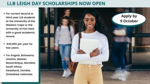 Leigh Day LLB scholarship at University of Fort Hare and the University of the Western Cape 2023/2024