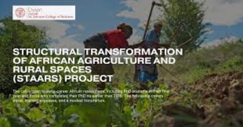 Structural Transformation of African Agriculture and Rural Spaces (STAARS) Program (2024)