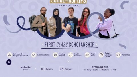 Türkiye Scholarships (2024) for Undergraduate, Masters and Ph.D. Studies in Turkey (Fully Funded)