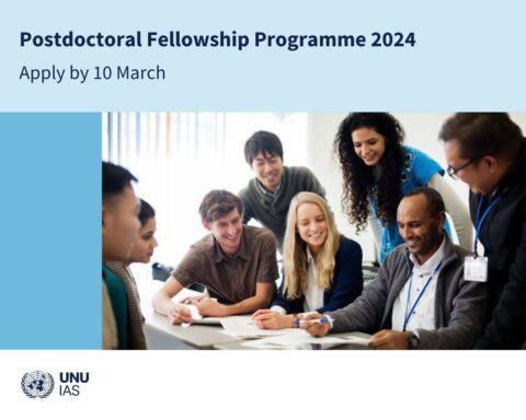 JSPS-UNU Postdoctoral Fellowship Programme (2024) (Fully Funded)