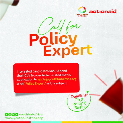 Call for Consultant: Policy Expert