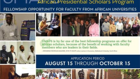 University of Michigan African Presidential Scholars Program (2025/2026) for Study in the United States (Fully Funded)