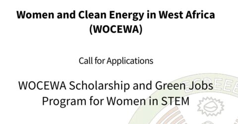 Women and Clean Energy in West Africa (WOCEWA) Scholarship and Green Jobs Program 2024/2025