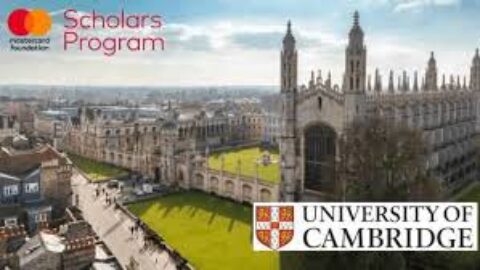 University of Cambridge Mastercard Foundation Scholars Programme 2025/2026 (Fully Funded)