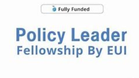 European University Institute (EUI) STG Policy Leader Fellowship 2025/2026 for Early & mid-career professionals (Fully Funded to Florence, Italy with € 2,500 Monthly Grant).