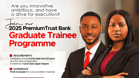 PremiumTrust Graduate Trainee Program 2025 for young Nigerian graduates.