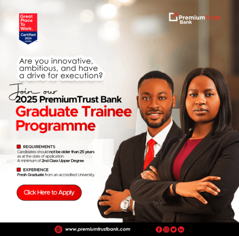 PremiumTrust Graduate Trainee Program 2025 for young Nigerian graduates.