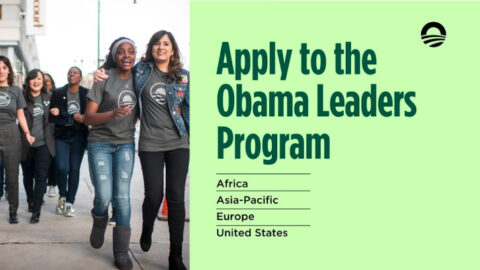 Obama Foundation’s Africa Leaders Program (2025/2026).