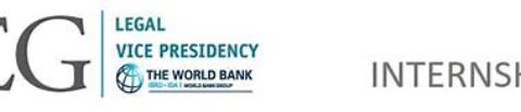 The World Bank Legal Vice Presidency’s (LEG VPU) Internship Program (Summer) 2025 for highly motivated law students.