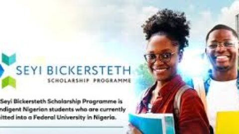 The Seyi Bickersteth Scholarship Programme 2025 for young Nigerians.