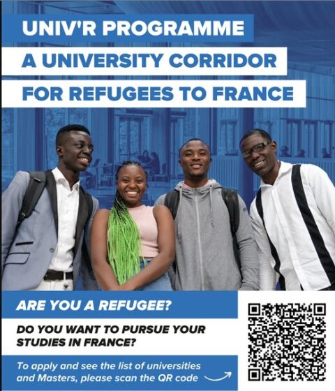 UNIVERSITY CORRIDOR FOR REFUGEES TO FRANCE – UNIV’R SCHOLARSHIP PROGRAM 2025 (FULLY FUNDED MASTER’S DEGREE (2 YEARS) AT SCIENCES PO UNIVERSITY IN PARIS, FRANCE)