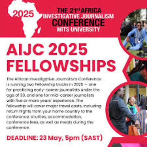 The African Investigative Journalism Conference (#AIJC2025) Fellowships for Investigative Journalists (Fully Funded to Johannesburg, South Africa)