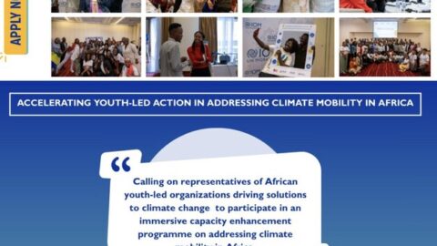 IOM Youth Capacity Enhancement Programme on Climate Mobility for young Africans.