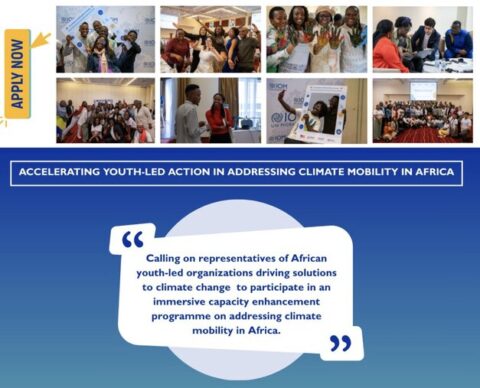 IOM Youth Capacity Enhancement Programme on Climate Mobility for young Africans.
