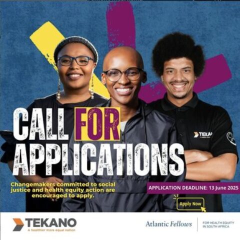 TEKANO/ATLANTIC FELLOWS FOR HEALTH EQUITY IN SOUTH AFRICA FELLOWSHIP 2025 FOR YOUNG SOUTH AFRICAN CHANGEMAKERS.