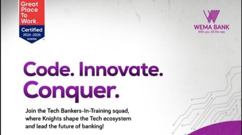 Wema Bank Plc Bankers-In-Training Programme 2025 for young Nigerian graduates.